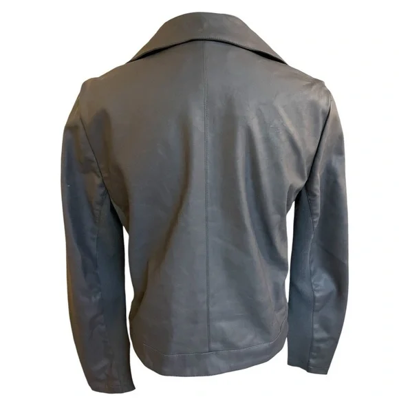 Vegan Leather Moto Jacket by JACK - Picture 5 of 12